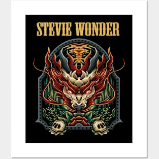 STEVIE WONDER BAND Posters and Art